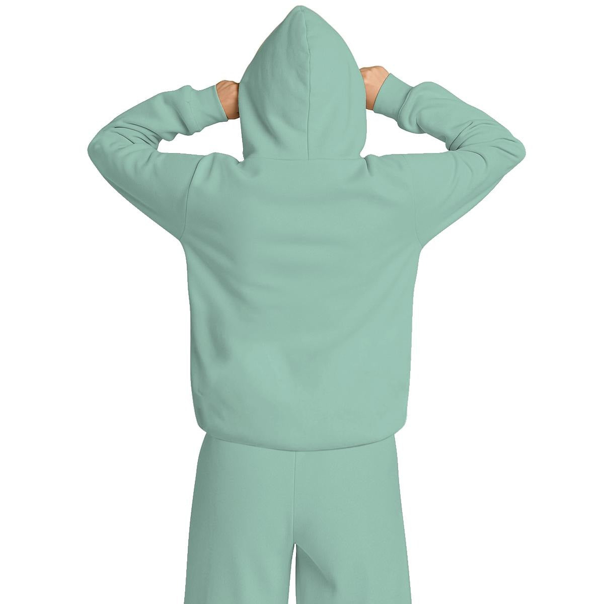 Women's Travel Nap Hoodie with Built-in Eye Mask|DTF