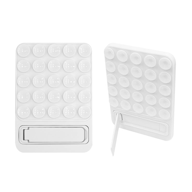 Suction Cup Phone Holder Multi-Functional Glass Computer Self-Adhesive Non-Slip Silicone Desk Stand