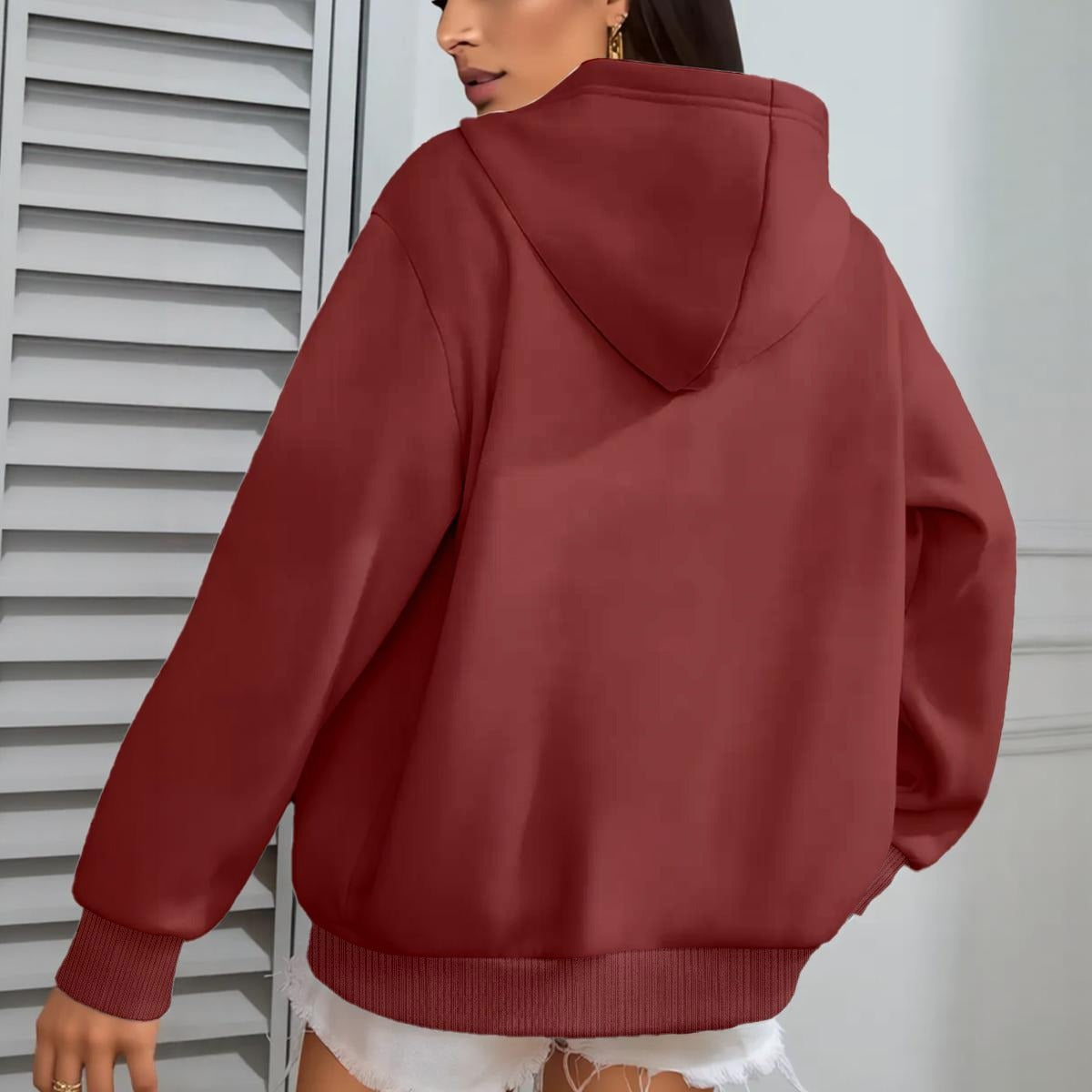 Women's Oversize Hoodie With Fleece |DTF