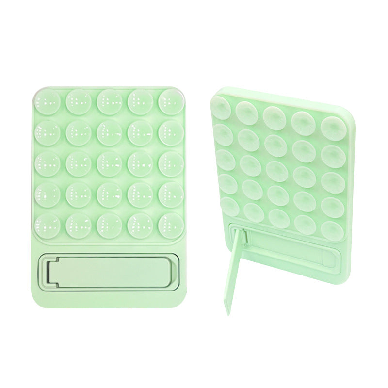 Suction Cup Phone Holder Multi-Functional Glass Computer Self-Adhesive Non-Slip Silicone Desk Stand