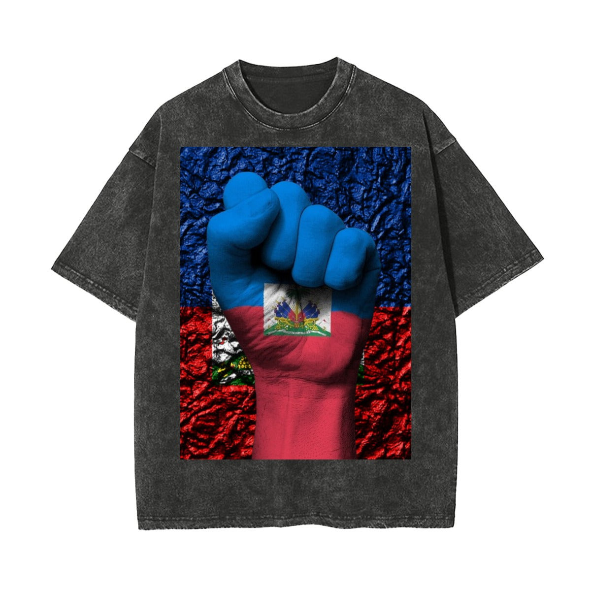 Unisex Heavyweight Washed T-shirt Printed in USA|250GSM Cotton DTG  Double-sided