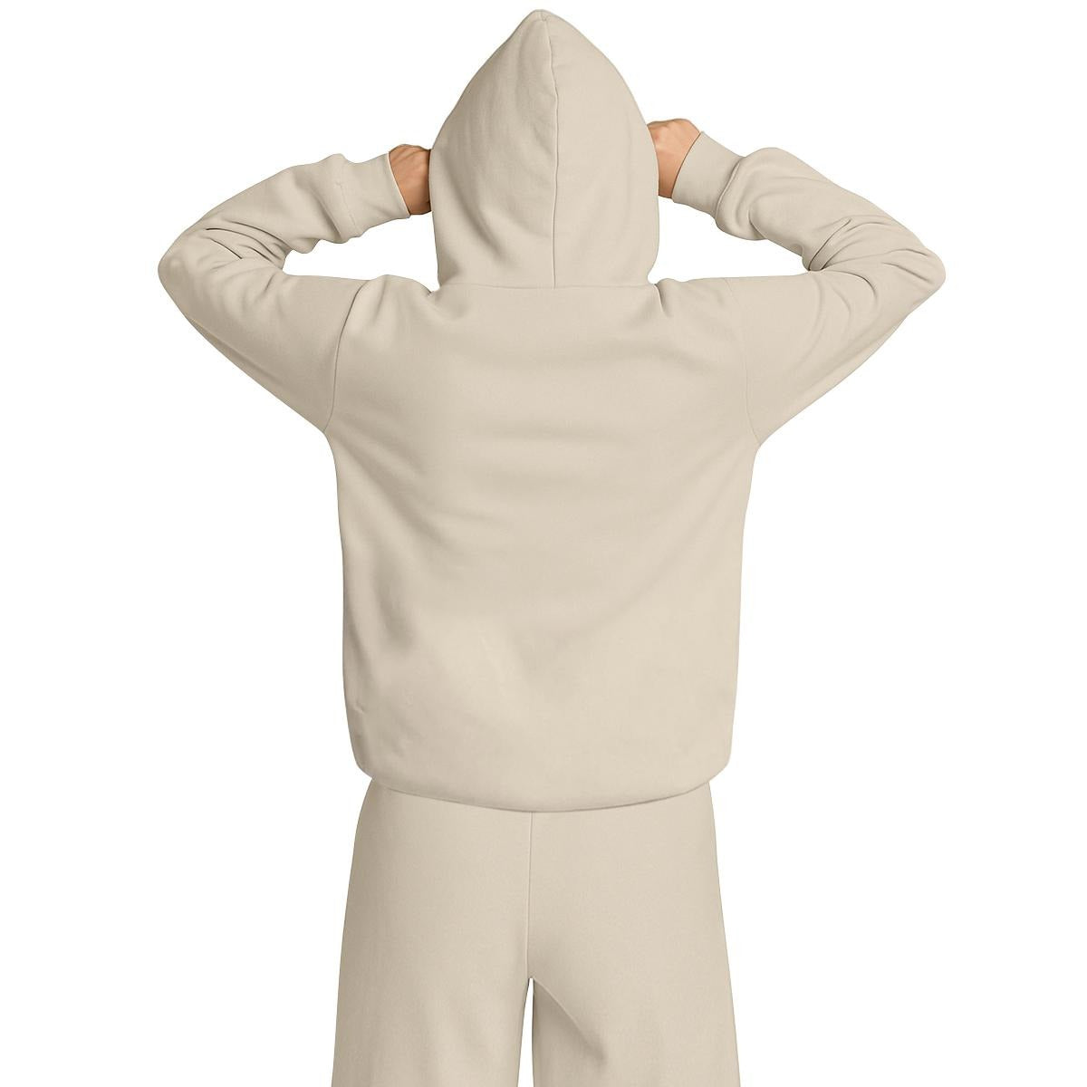 Women's Travel Nap Hoodie with Built-in Eye Mask|DTF