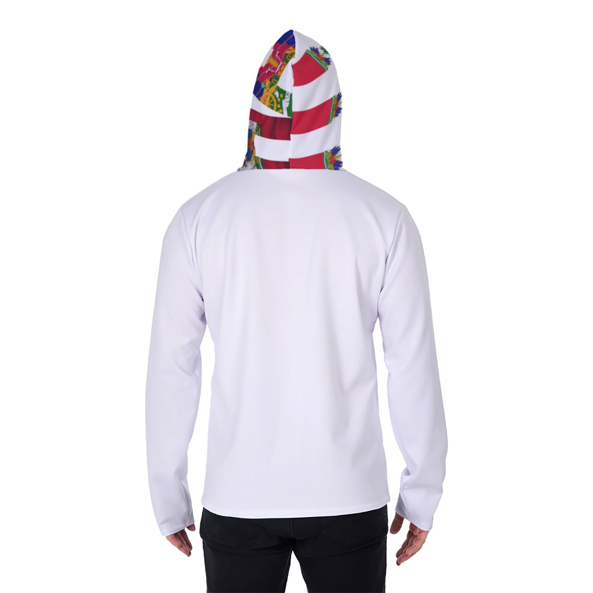 All-Over Print Men's Pullover Hoodie With Mask