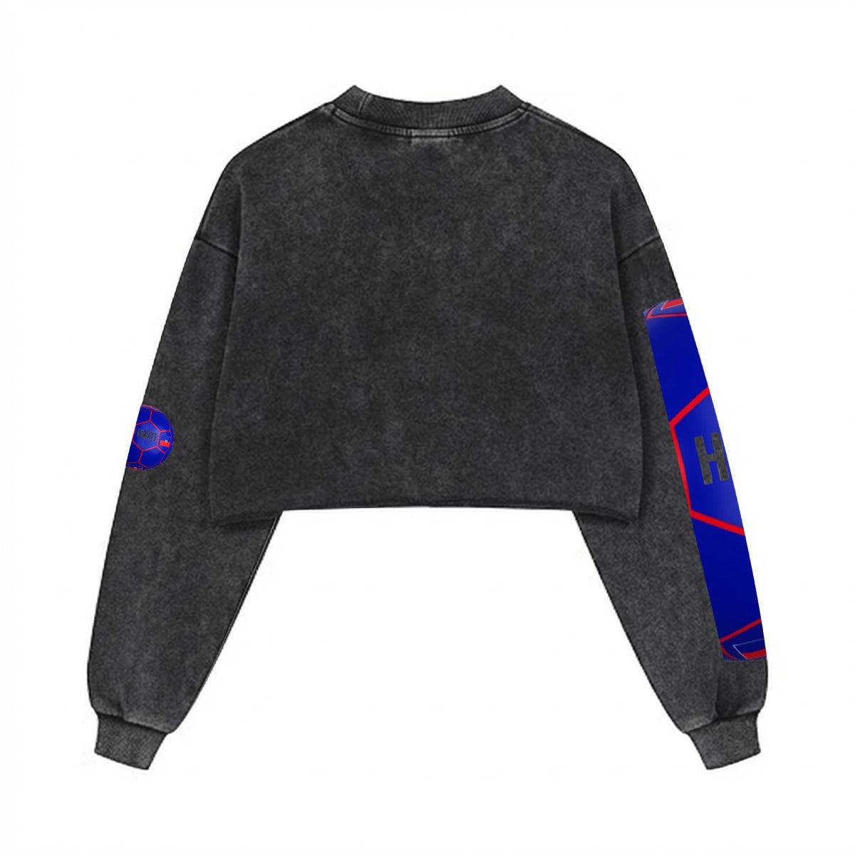 Women’s Cropped Distressed Sweatshirt|380GSM Cotton DTG