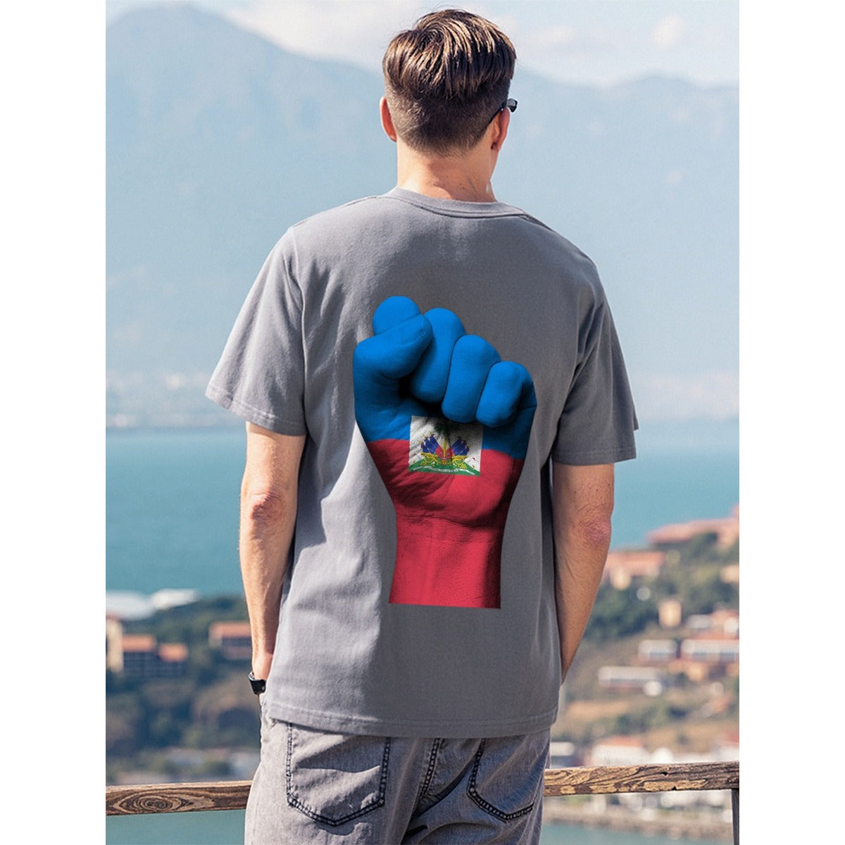 Men's T-Shirt  Printed in USA|180GSM Back DTG