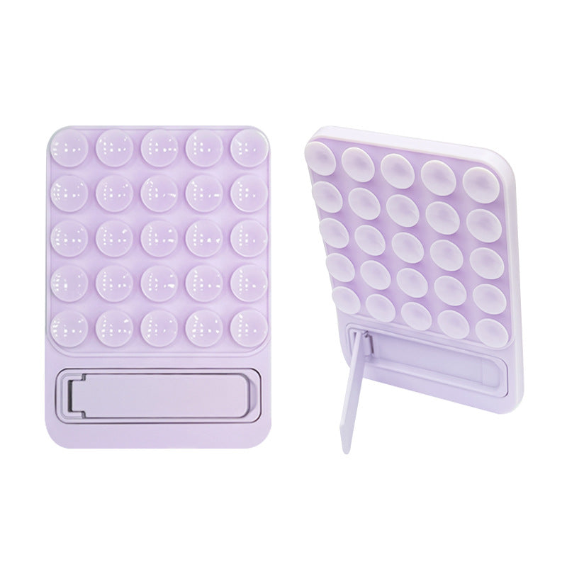 Suction Cup Phone Holder Multi-Functional Glass Computer Self-Adhesive Non-Slip Silicone Desk Stand