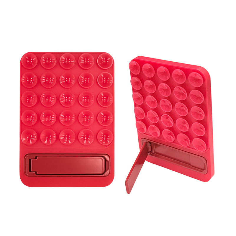 Suction Cup Phone Holder Multi-Functional Glass Computer Self-Adhesive Non-Slip Silicone Desk Stand