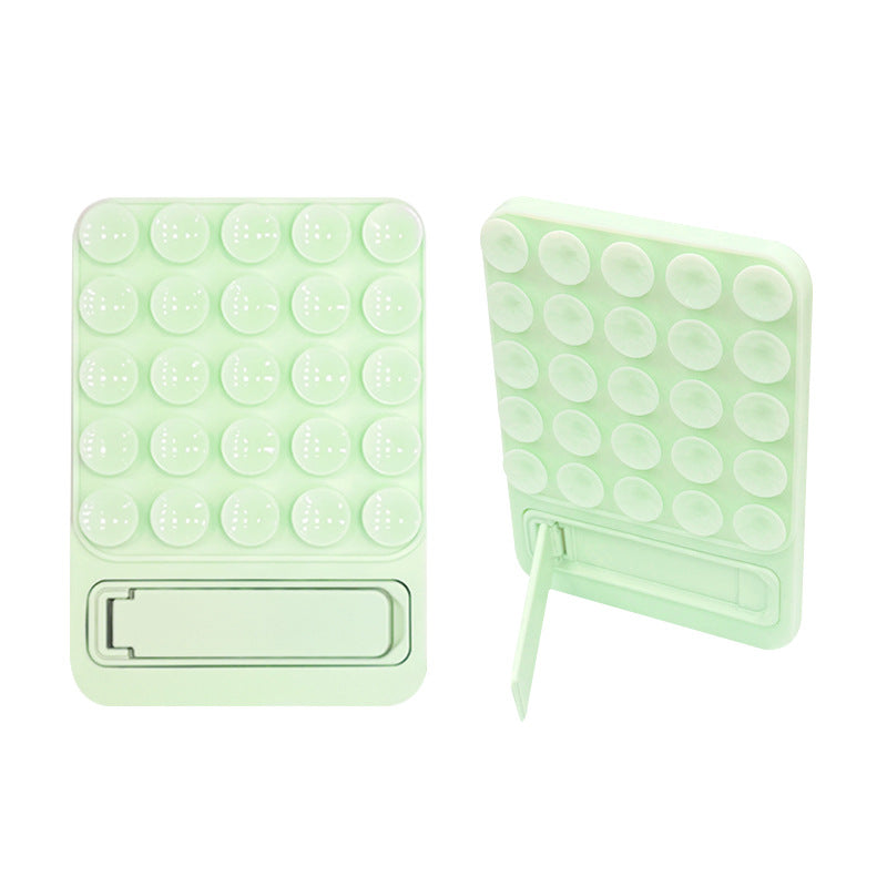 Suction Cup Phone Holder Multi-Functional Glass Computer Self-Adhesive Non-Slip Silicone Desk Stand