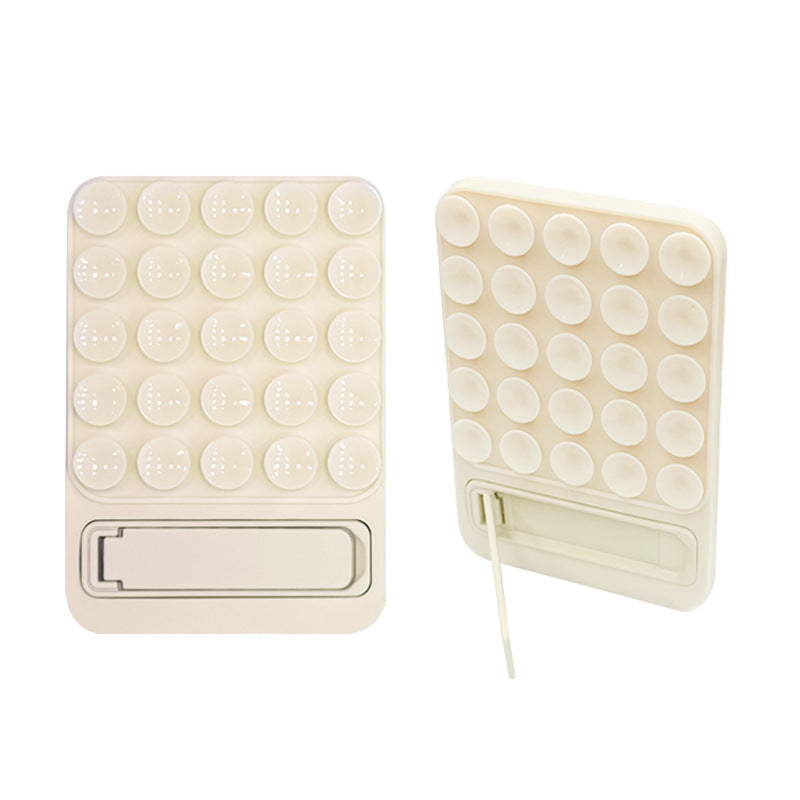 Suction Cup Phone Holder Multi-Functional Glass Computer Self-Adhesive Non-Slip Silicone Desk Stand