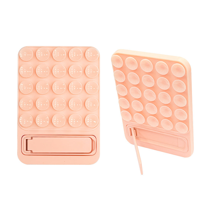 Suction Cup Phone Holder Multi-Functional Glass Computer Self-Adhesive Non-Slip Silicone Desk Stand