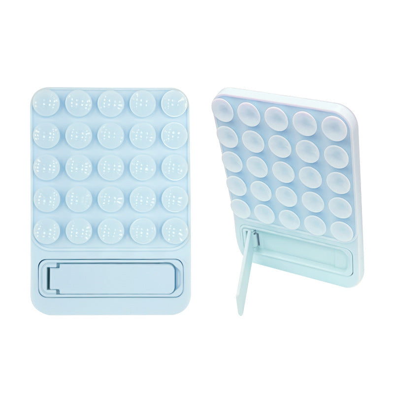 Suction Cup Phone Holder Multi-Functional Glass Computer Self-Adhesive Non-Slip Silicone Desk Stand