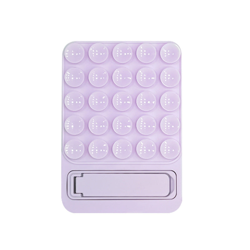Suction Cup Phone Holder Multi-Functional Glass Computer Self-Adhesive Non-Slip Silicone Desk Stand