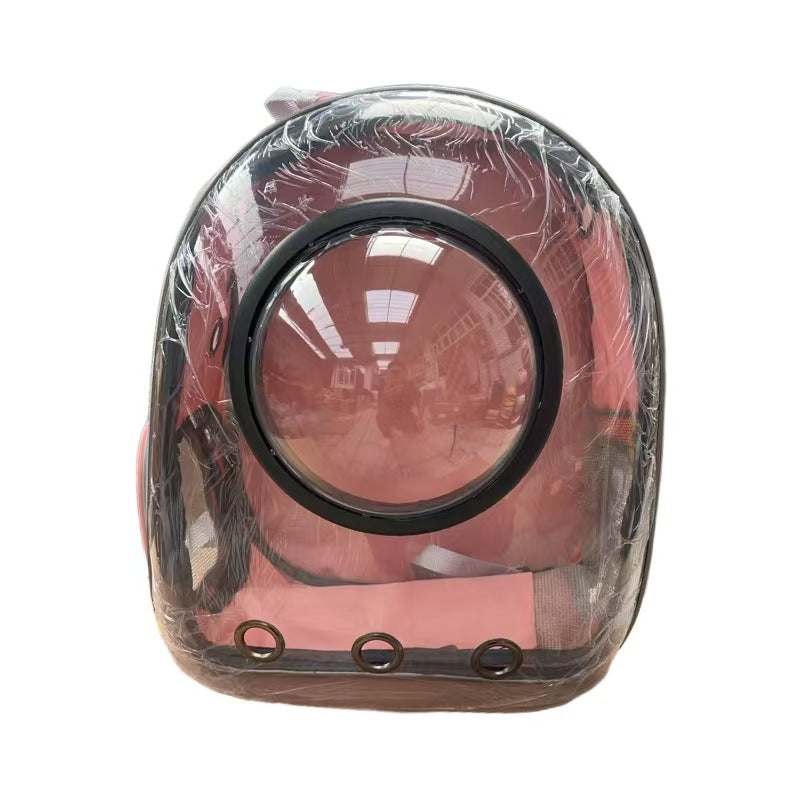 Pet Cat Bag Transparent Skylight Diaper Supplies Breathable Large Capacity Backpack