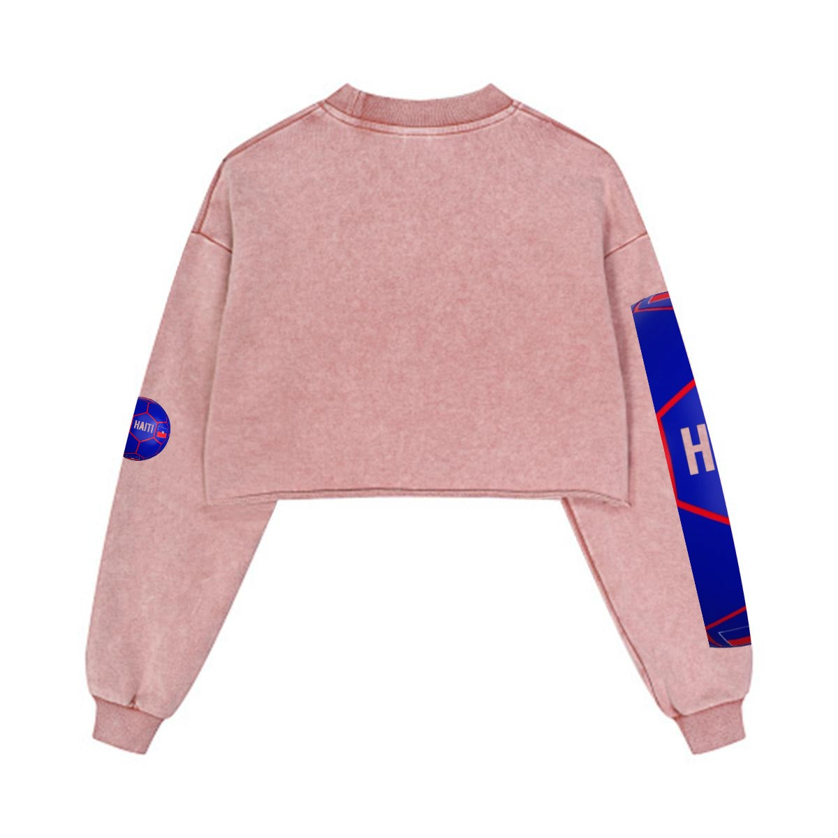 Women’s Cropped Distressed Sweatshirt|380GSM Cotton DTG